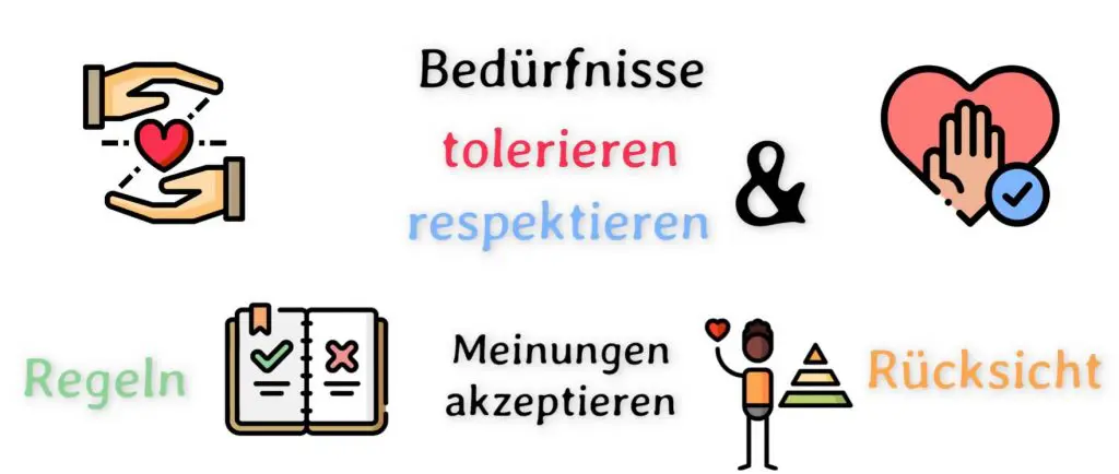 Soziale und Emotionale Kompetenzen | Bedeutung 4 Toleranz Ruecksichtsnahme