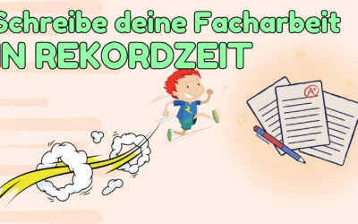 Facharbeit in Rekordzeit schreiben – So sparst du Zeit und arbeitest effizient